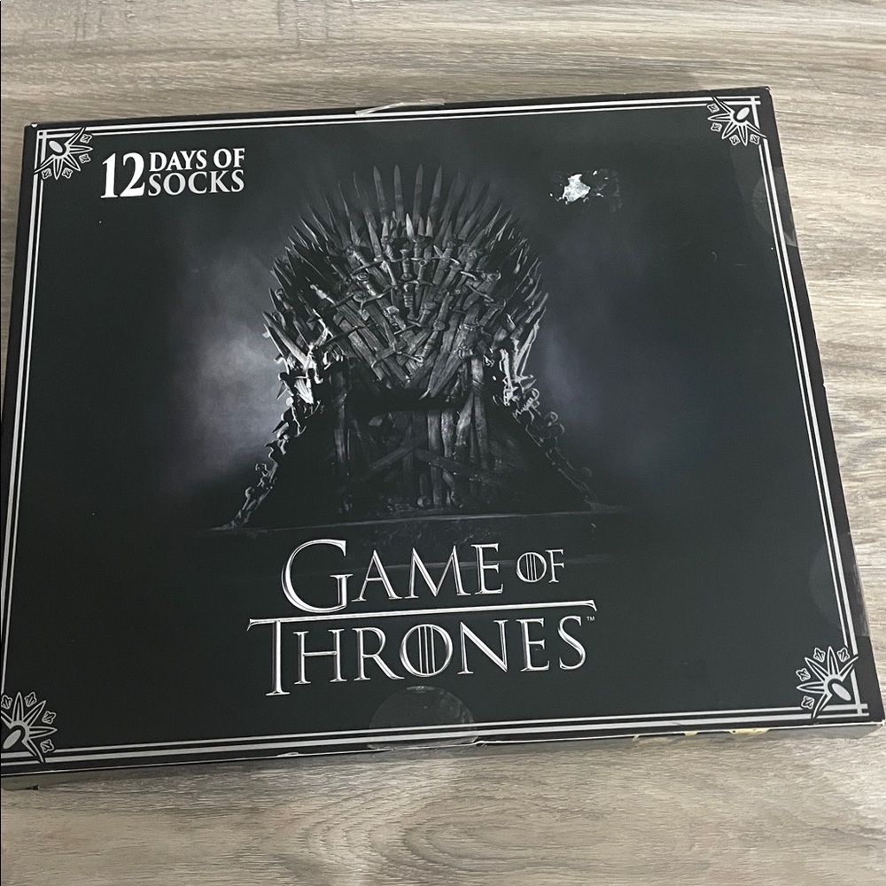 New! Game of Thrones 12 Days of Socks Advent Calendar